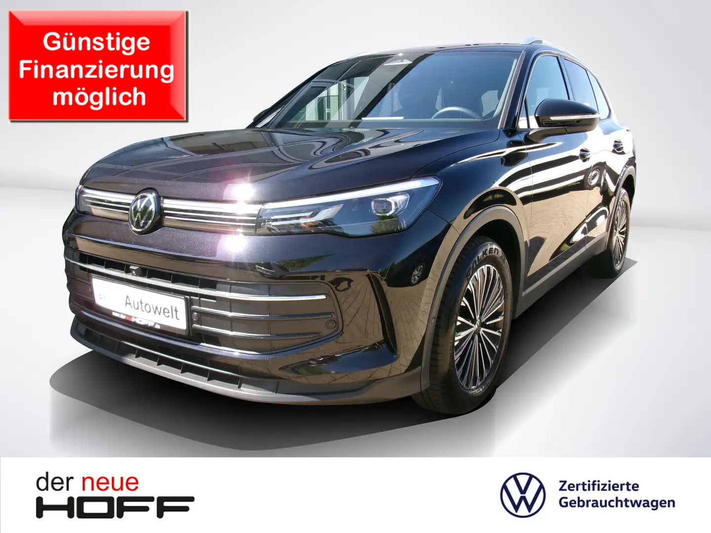 Volkswagen Tiguan 1.5 eTSI Goal Navi AHK ACC SHZ Kamera Negro - 1