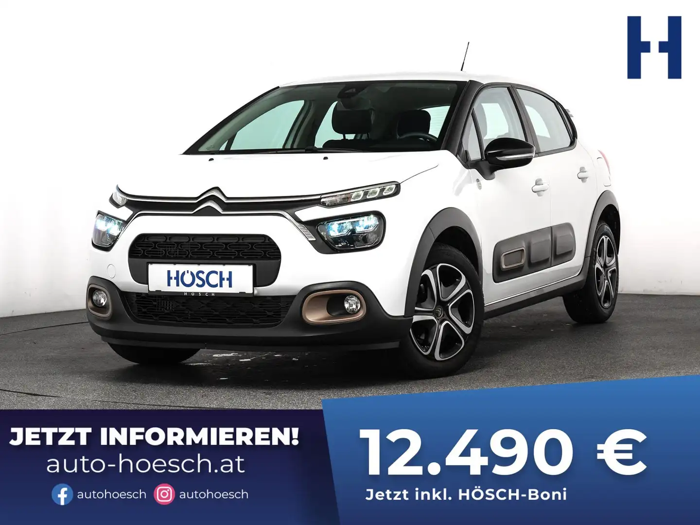 Citroen C3 PureTech 110 C-Series TOP ANGEBOT Weiß - 1