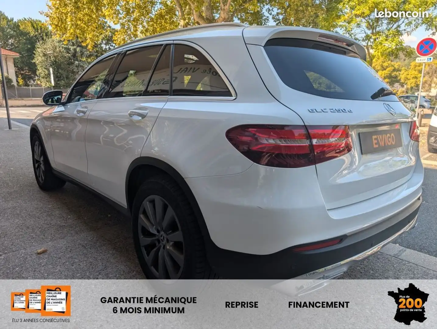 Mercedes-Benz GLC 250 Classe i (x253) 250 d 204ch business executive edition 1 4matic 9g-tronic toit ouvrant Blanc - 2