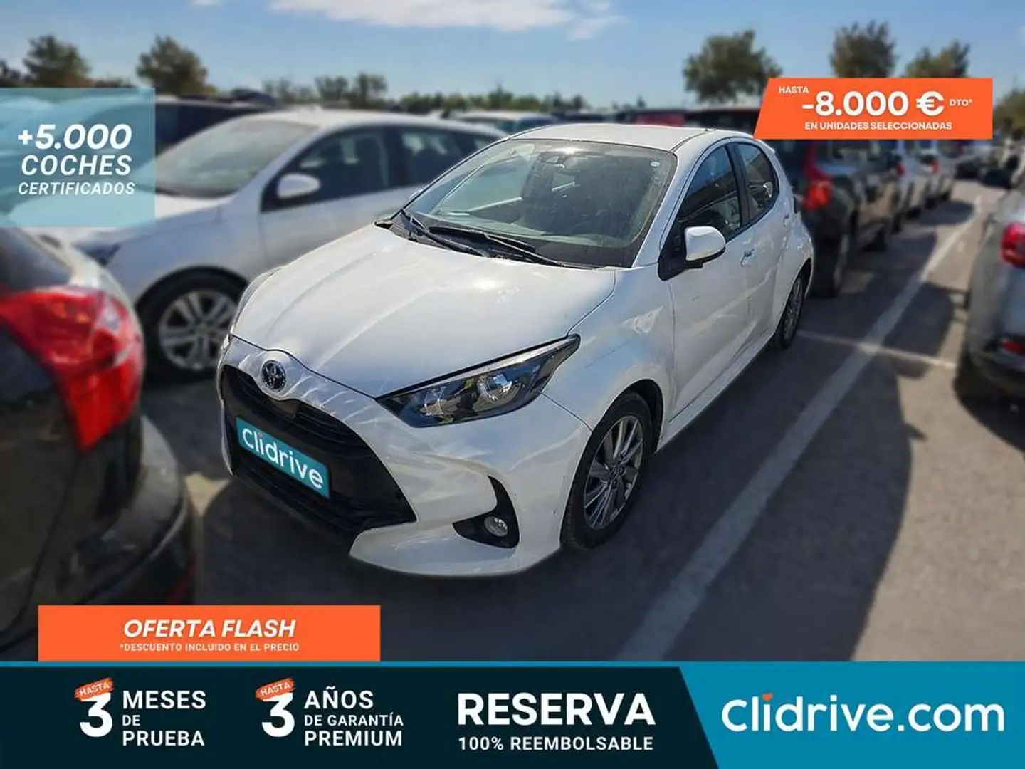 Toyota Yaris 120H 1.5 Active Tech Blanco - 1