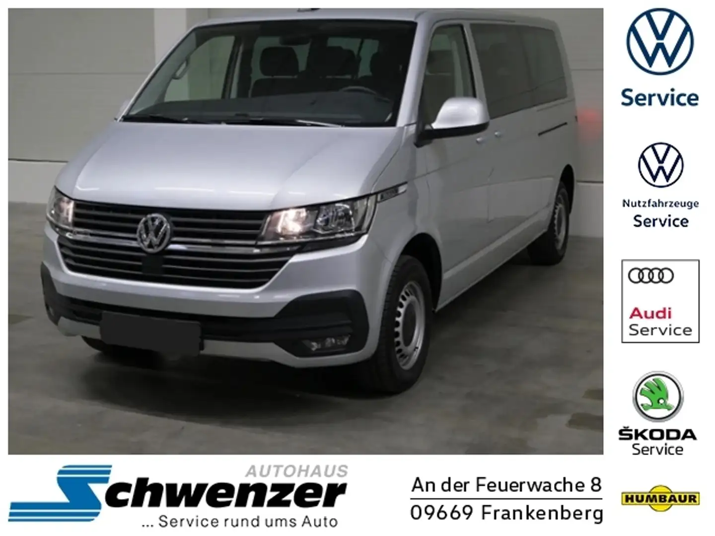 Volkswagen T6.1 Kombi lang 4MOTION 3,2t Vor.AHZV NAVI SHZ RFK beh.FS KL Argent - 1