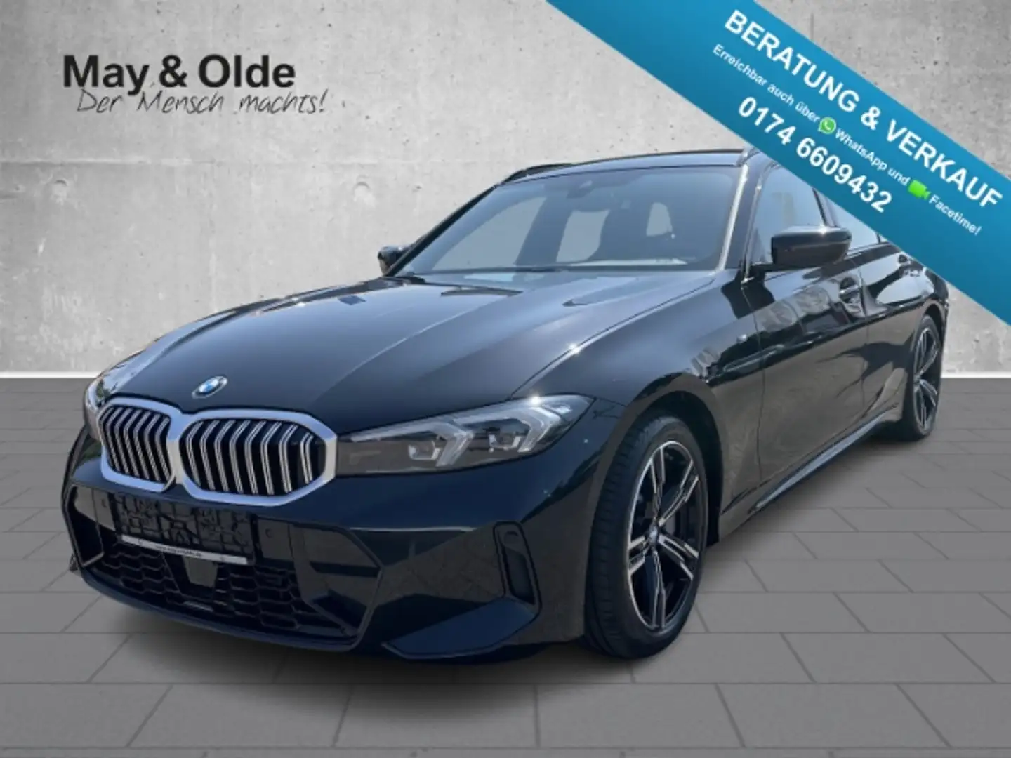 BMW 330 i Touring xDrive Aut. M Sport LED Navi ACC Noir - 1