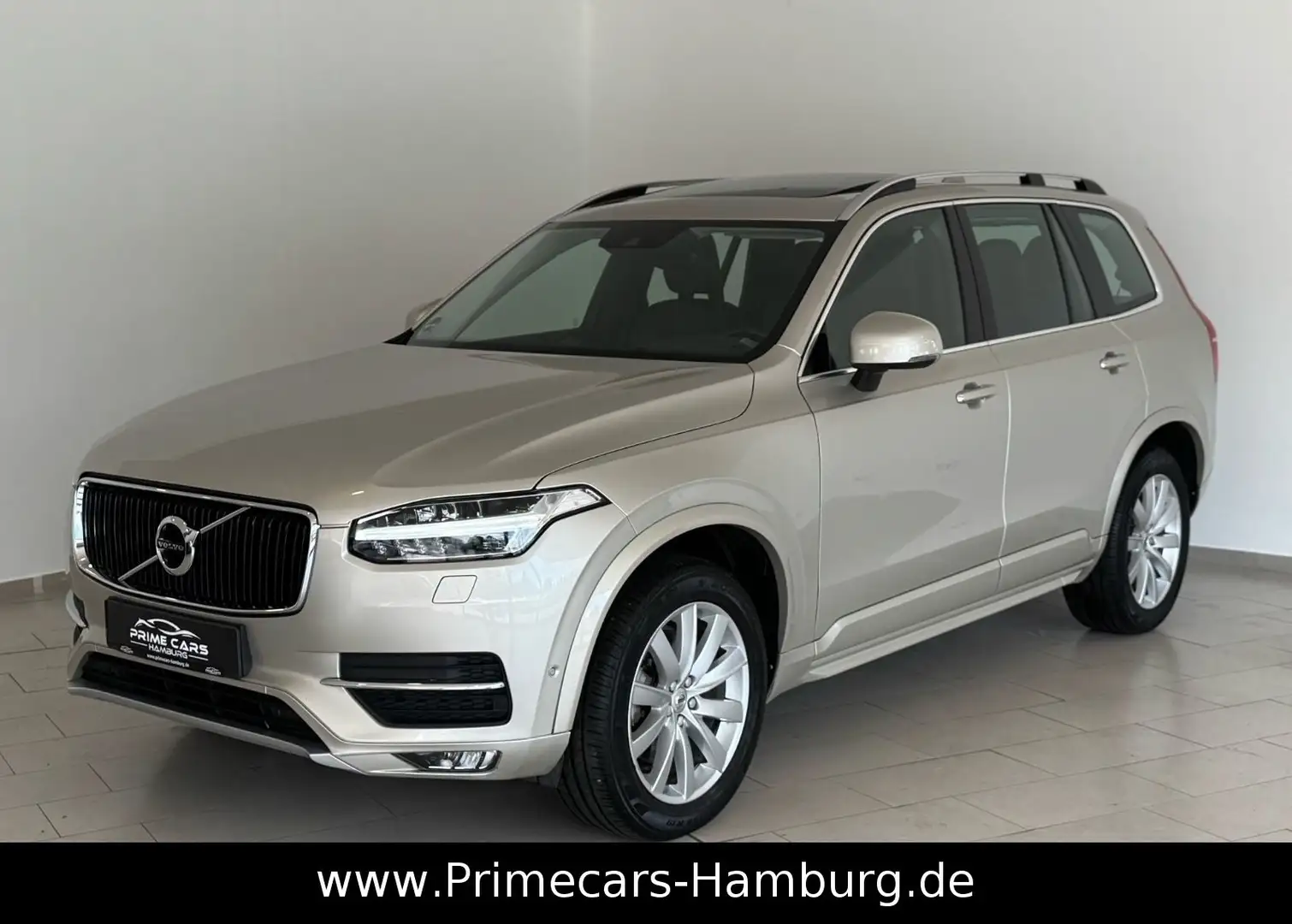 Volvo XC90 2.0 D5 Momentum AWD|7-SITZER|PANO|STANDHZG| Bej - 1