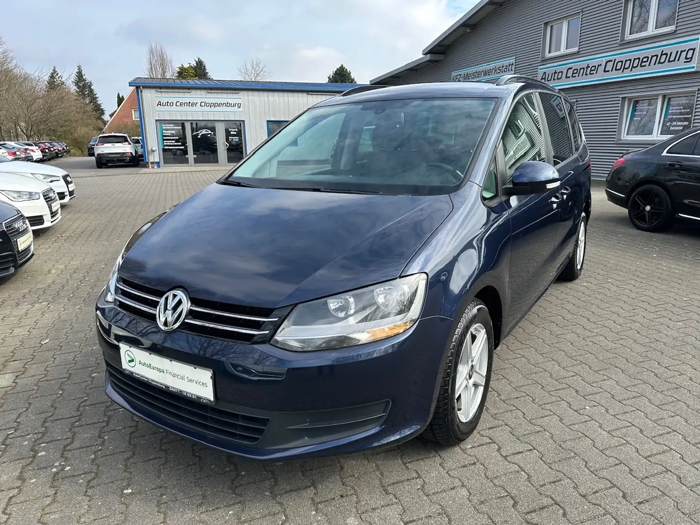 Volkswagen Sharan 2,0 TDI BMT Trendline Blau - 1