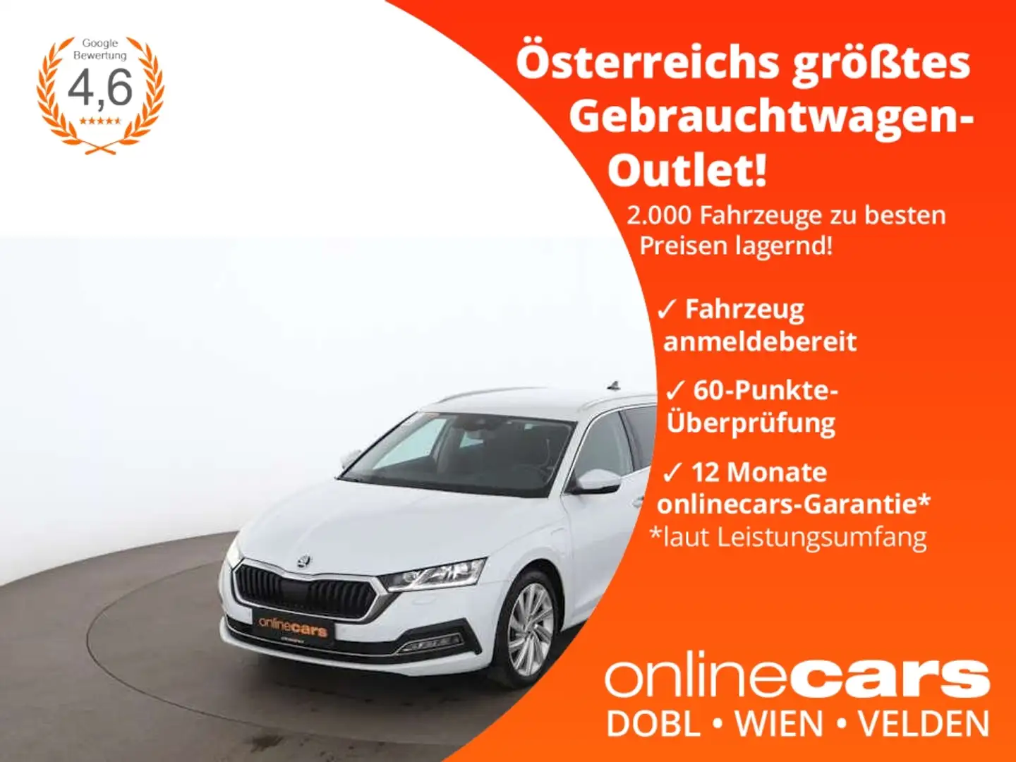 Skoda Octavia Combi 1.4 TSI Style iV Aut MATRIX RADAR Weiß - 1