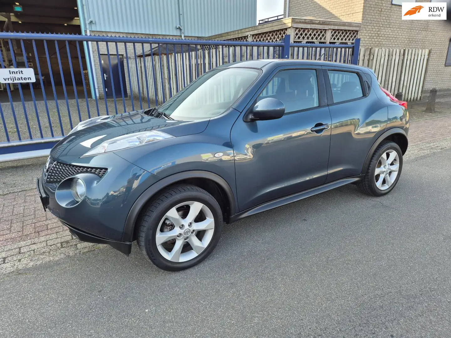 Nissan Juke 1.6 Tekna *139.063 KM *CLIMA*NAVI*CV*17 INCH Blauw - 1