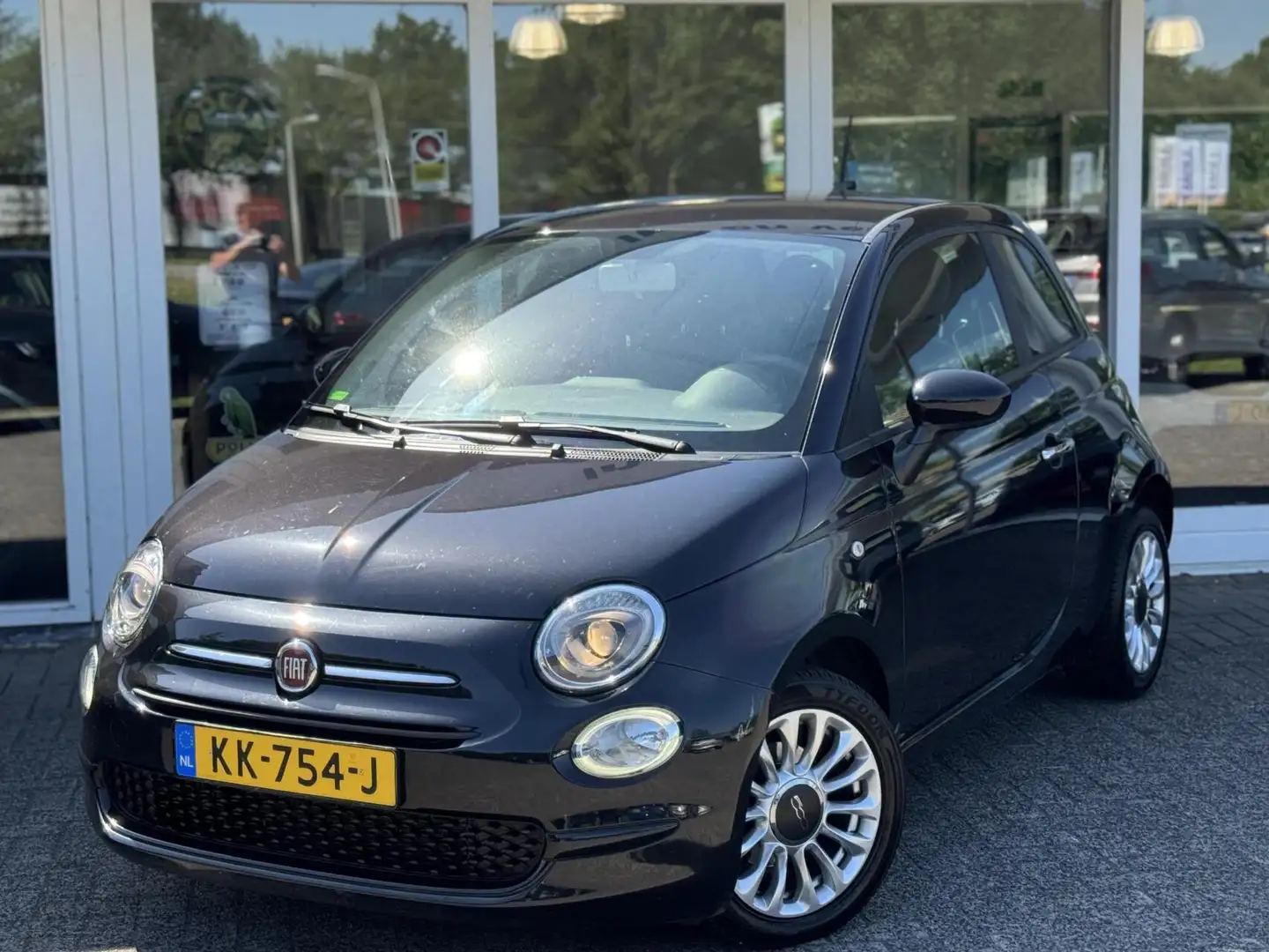 Fiat 500 0.9 TwinAir Turbo 80pk, Popstar, Airco, Elek pakke Zwart - 2