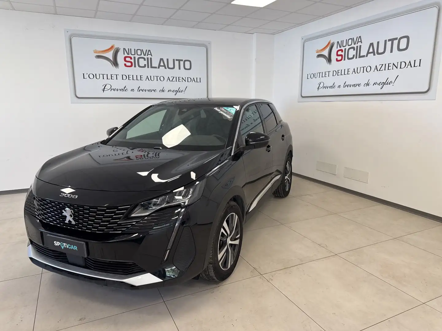 Peugeot 3008 II 2021 1.5 bluehdi Allure Pack s&s 130cv eat8 Nero - 2