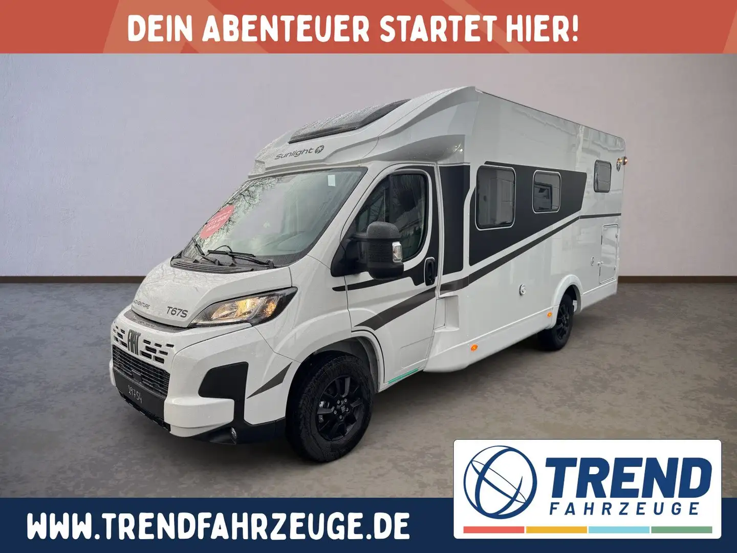 Sunlight Adventure T 67S T67S mit Hubbett *Sofortfahrzeug Wit - 1