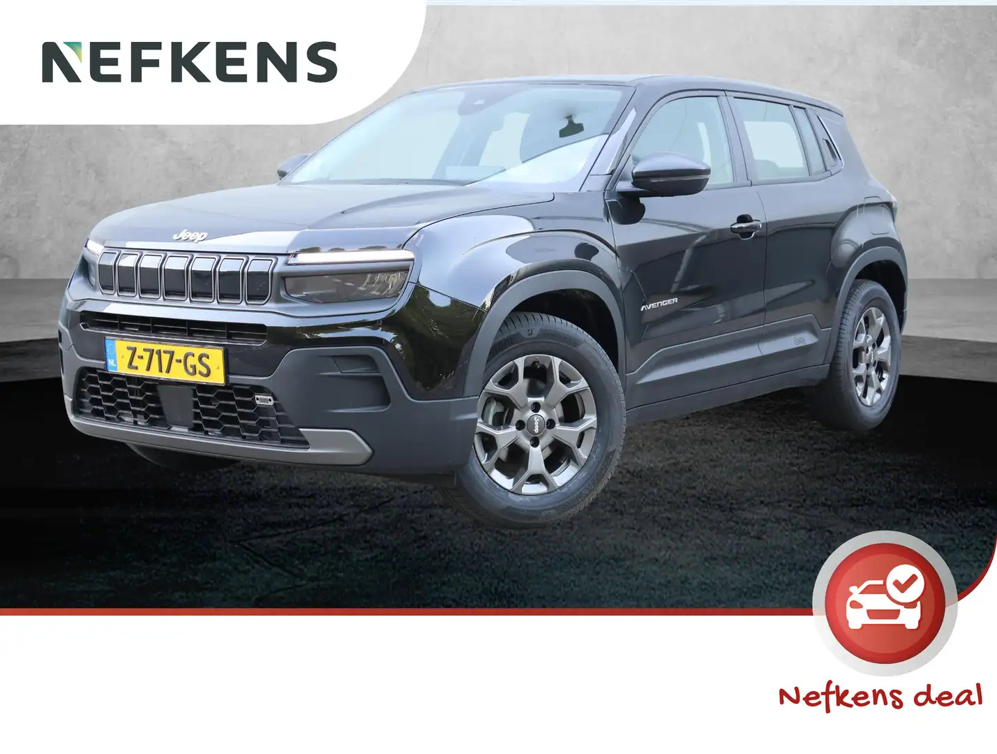 Jeep Avenger 1.2 100pk Longitude | Navigatie | Keyless | Virtua Zwart - 1