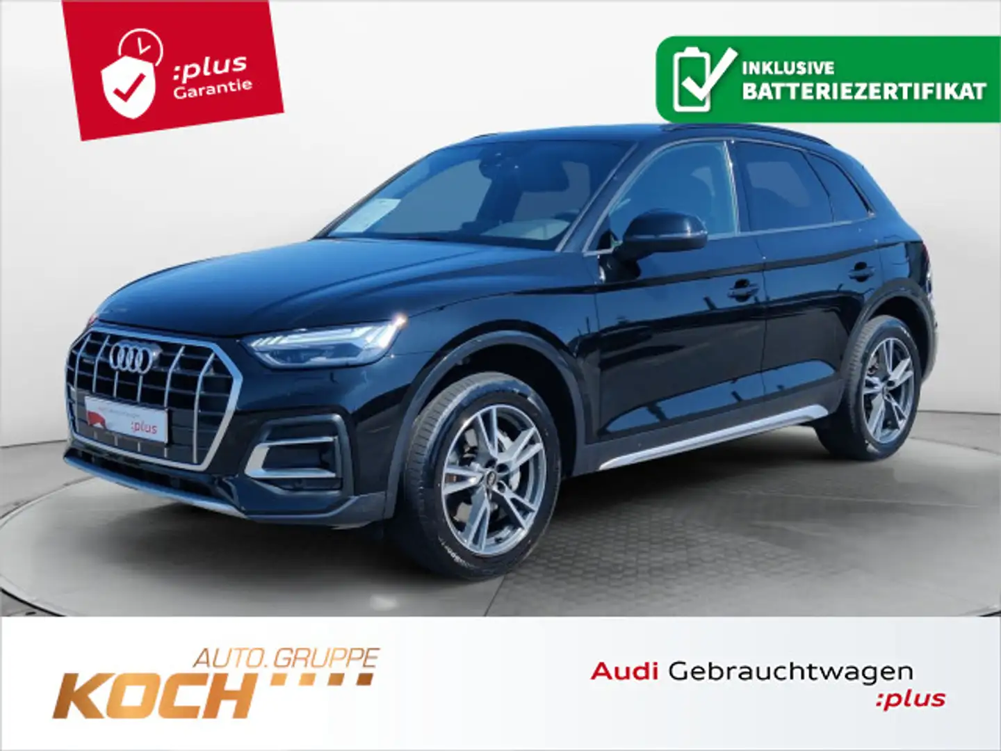 Audi Q5 50 TFSI e q. S-Tronic Advanced, Matrix, AHK, Noir - 1