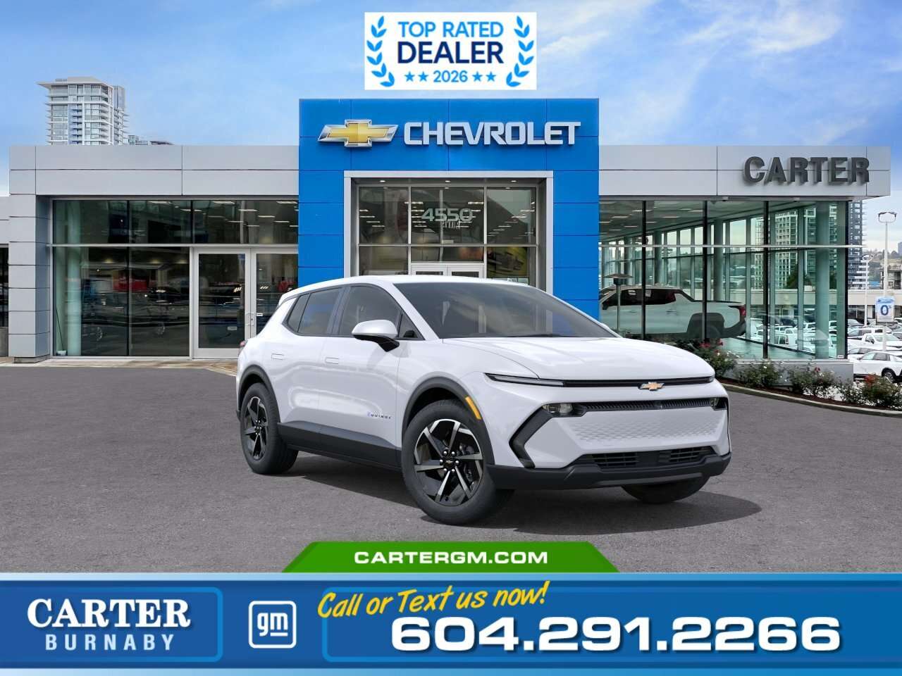 White 2026 Chevrolet Equinox EV SUV / Crossover  1-Speed Automatic