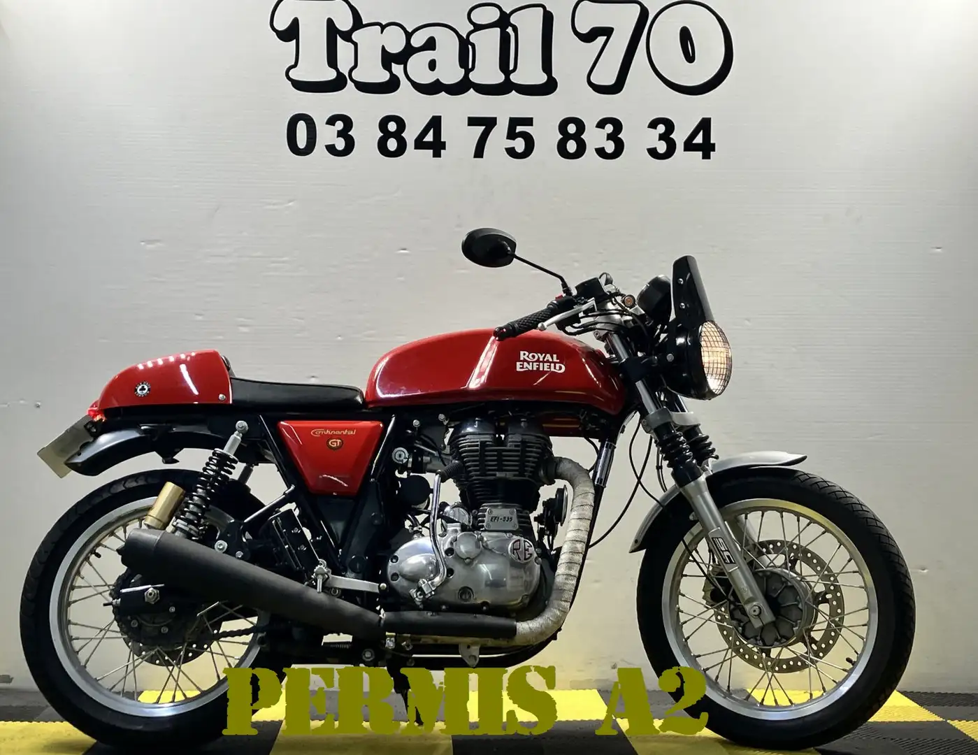 Royal Enfield Continental GT Rojo - 1