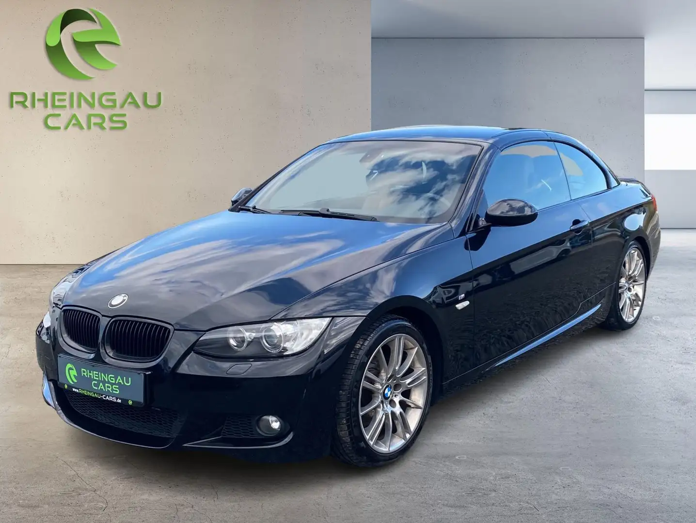 BMW 320 i Cabrio M Sport LEDER SHZ KLIMA NAVI Schwarz - 1