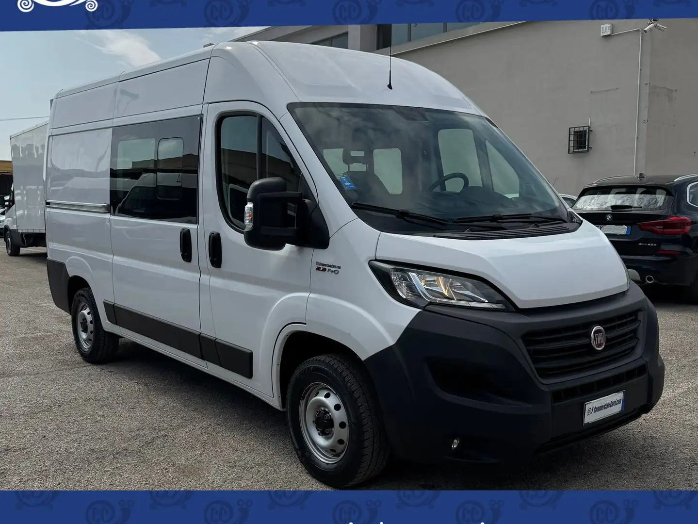 Fiat Ducato 33 MH2 2.3 M-J FURG.P.MEDIO TETTO ALTO 7 PTI-2021 Bianco - 1