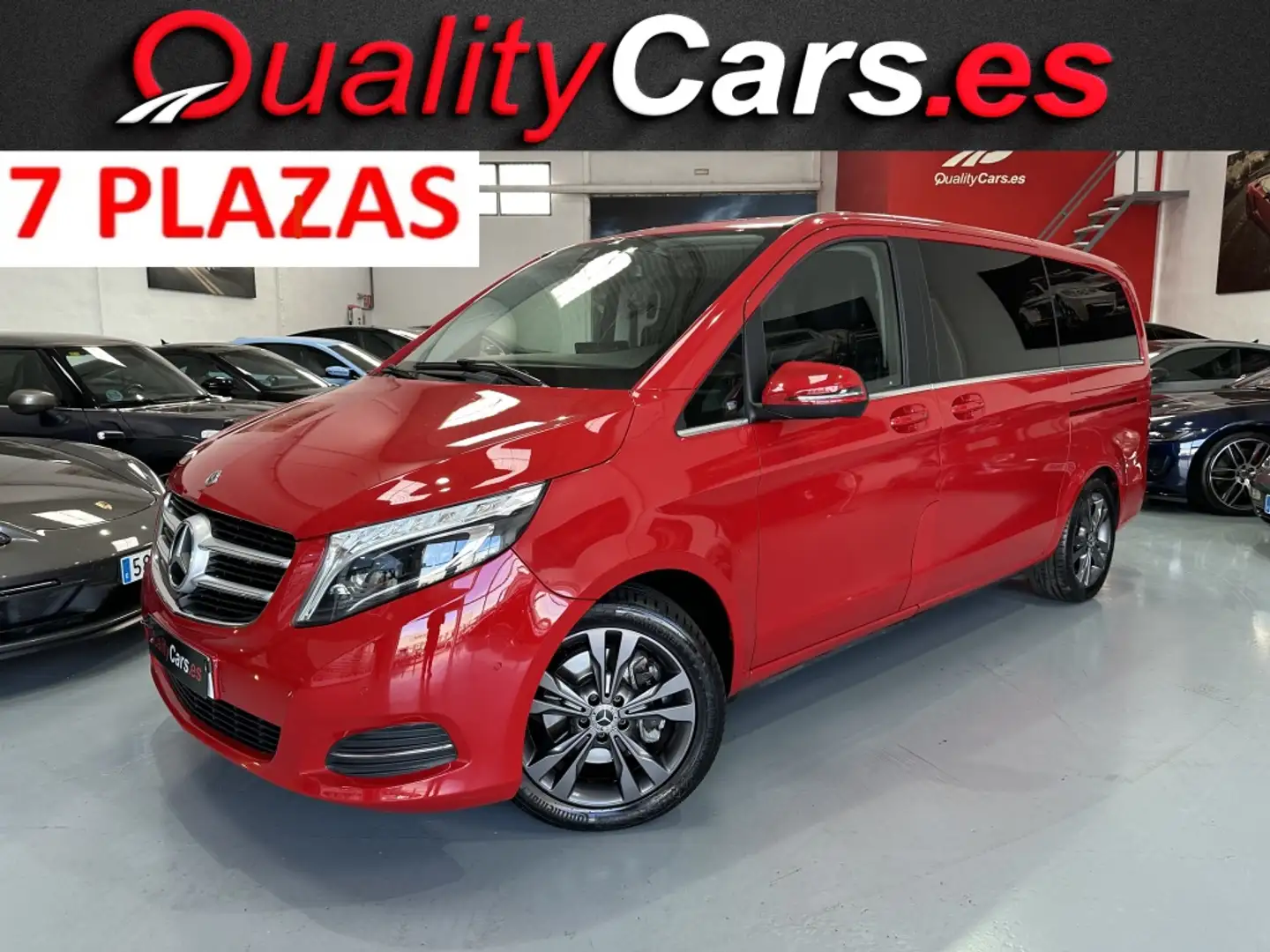 Mercedes-Benz V 250 250d Largo Exclusive 7G Tronic Rojo - 1