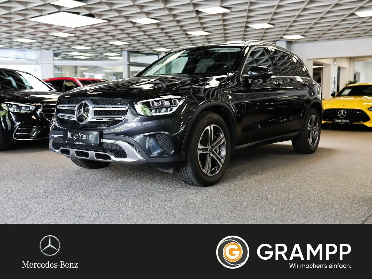Mercedes-Benz GLC 300 e 4M Airmatic/AHK/HUD/Business/Distronic Grau - 1