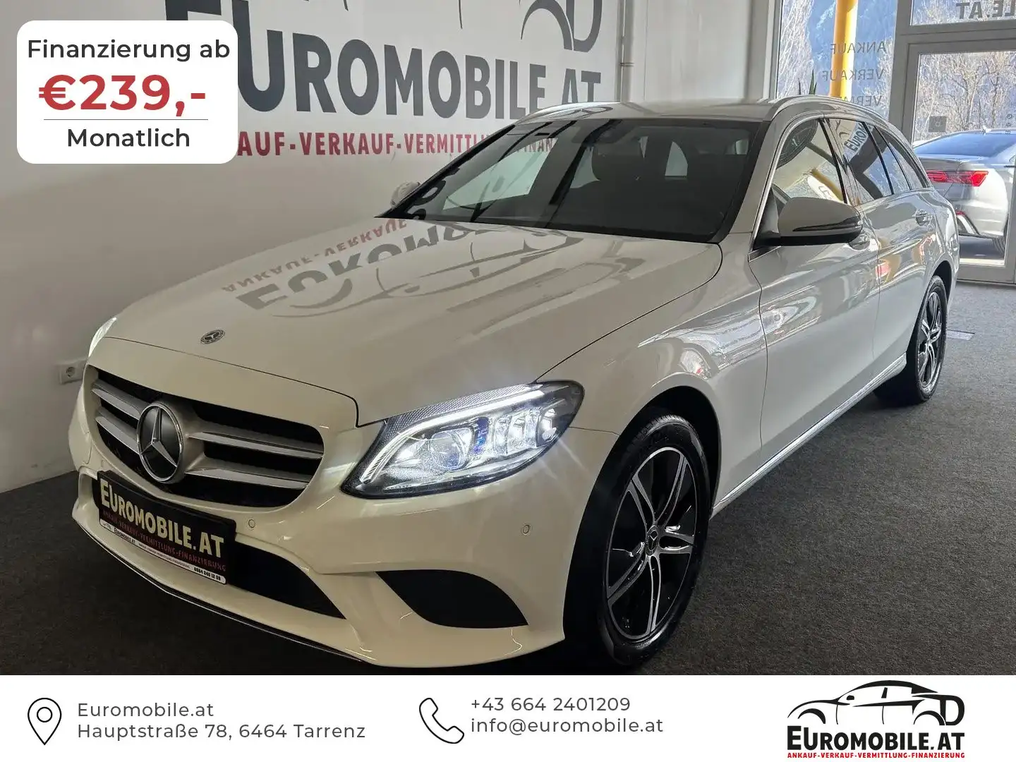 Mercedes-Benz C 300 T d 4Matic AHK*RFK*Business Plus*Isofix*Park-Paket Weiß - 1