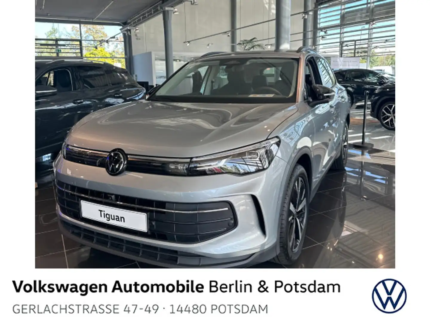 Volkswagen Tiguan 1.5 eTSI Goal DSG AHK Navi LED SHZ Argento - 1