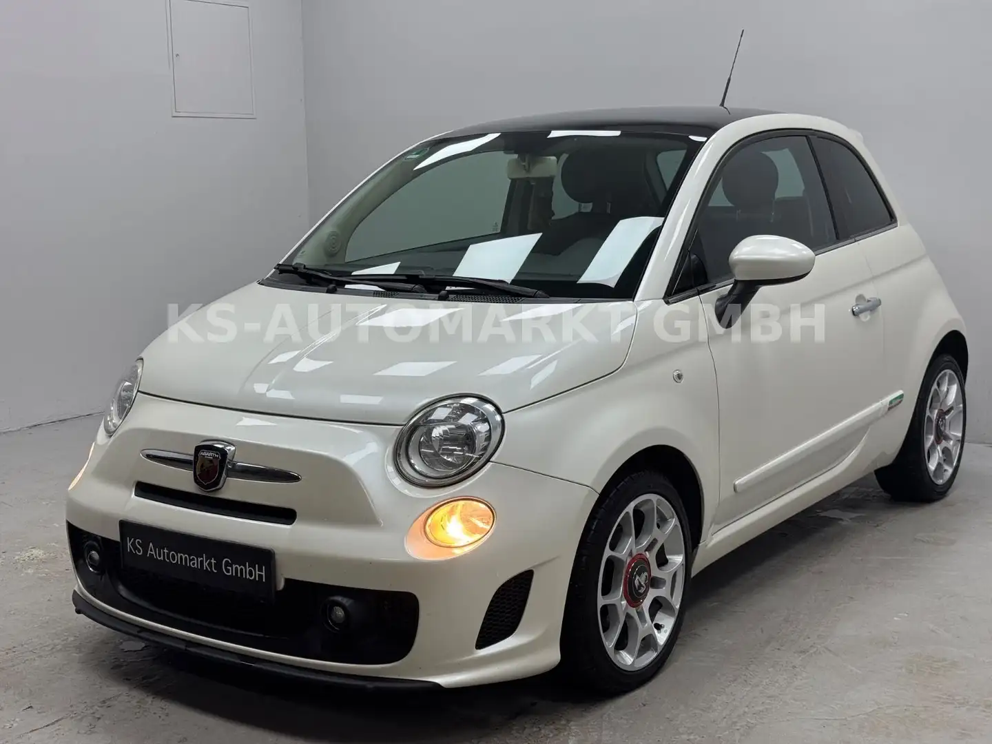 Fiat 500 Abarth Optik*Panorama*Leder*Klima* Blanco - 1