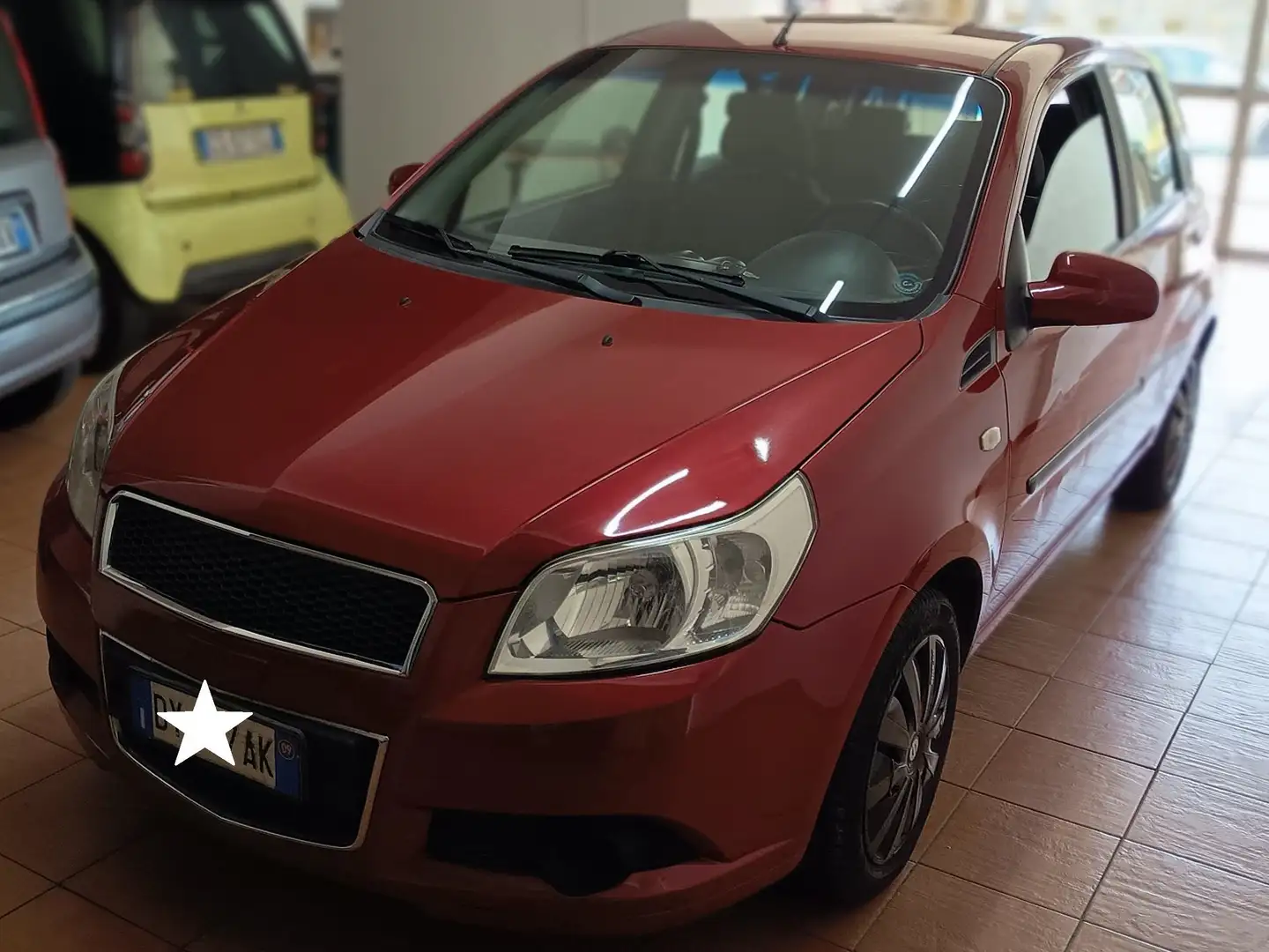 Chevrolet Aveo Aveo 2008 5p 1.2 LS c/clima ecologic Gpl Rosso - 2
