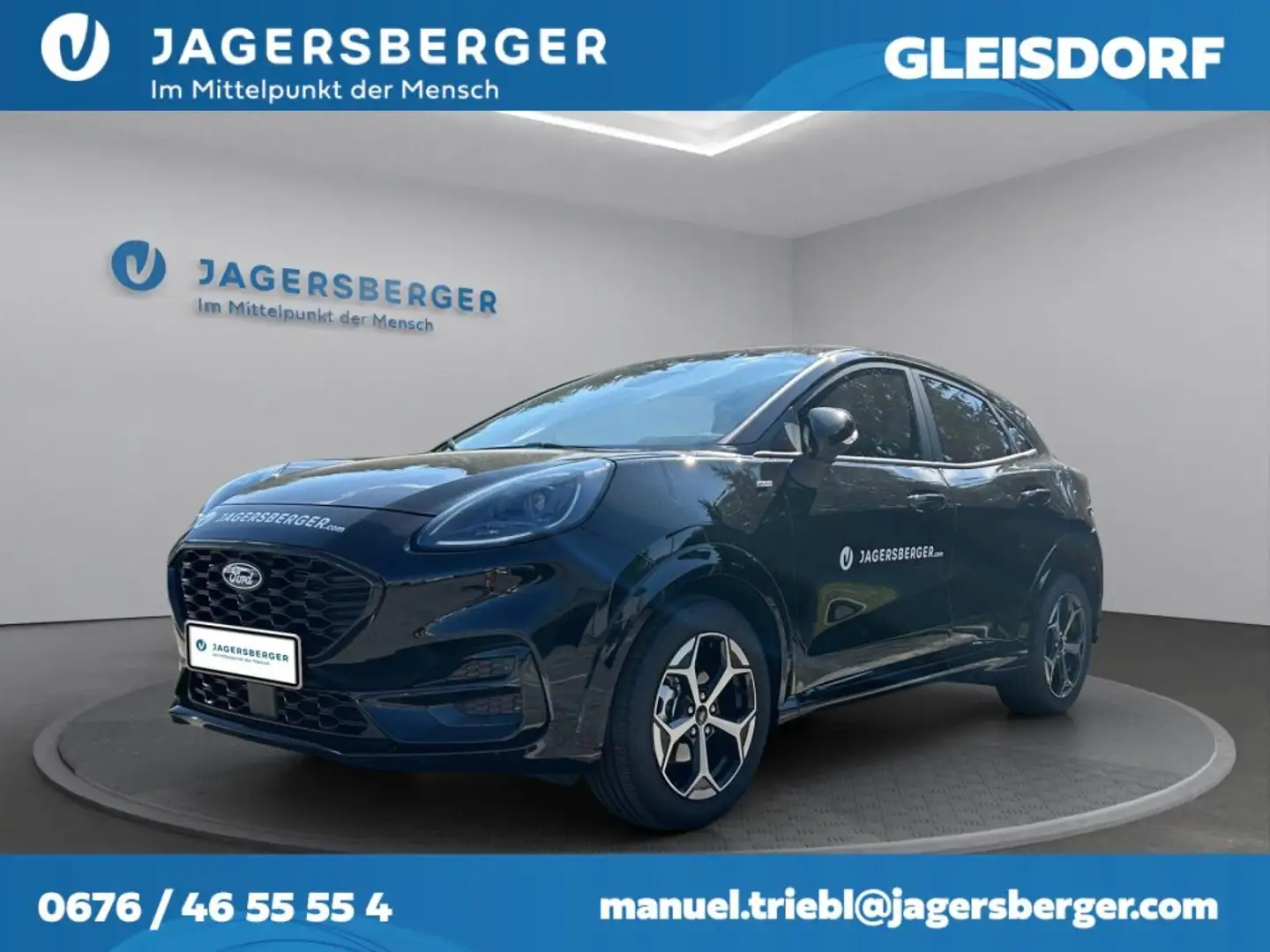 Ford Puma 1,0 EcoBoost Hybrid ST-Line Schwarz - 1