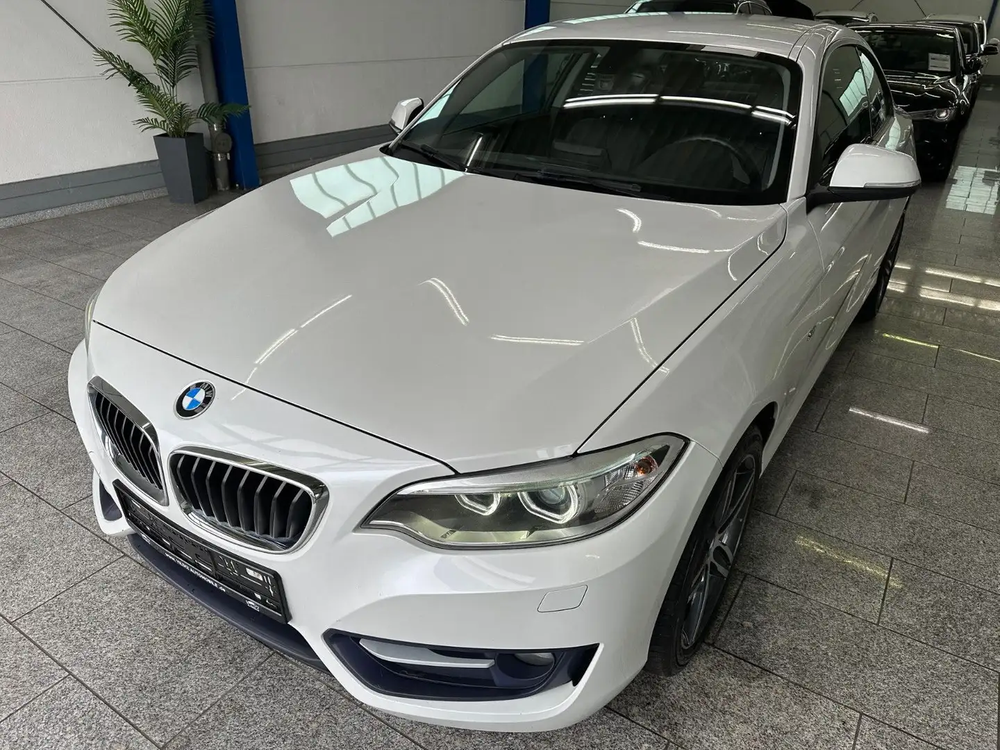 BMW 218 d Coupe*SPORT-LINE*BI-XEN*LEDER*NAVI*LED*SHZ Weiß - 2