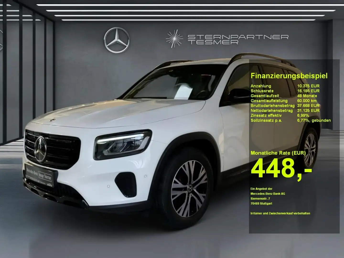 Mercedes-Benz GLB 220 4M MBUX+Night+Progressive+KAMERA+NAVI Blanc - 1