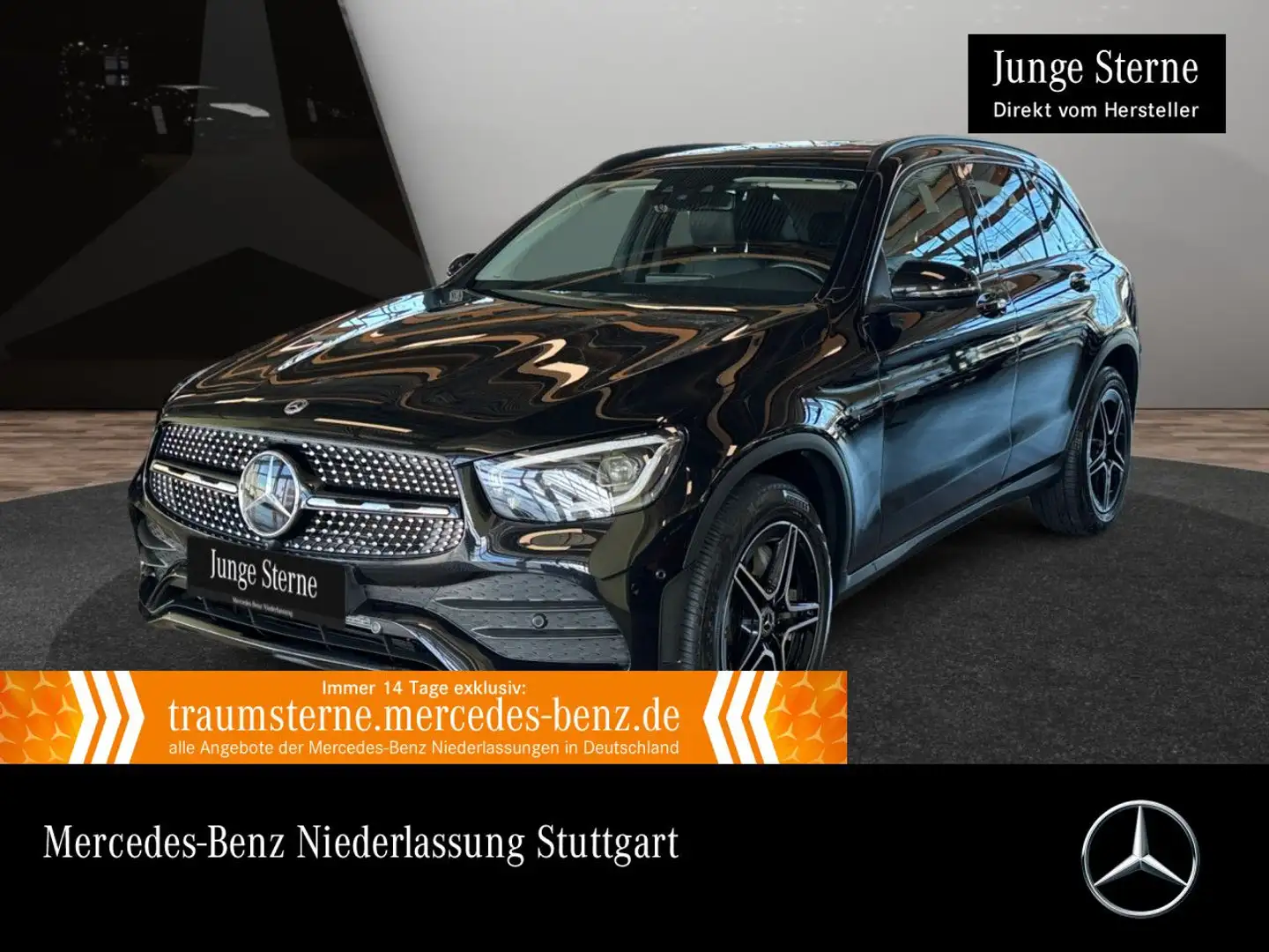 Mercedes-Benz GLC 300 de 4M AMG+NIGHT+PANO+360+AHK+MULTIBEAM+9G Schwarz - 1