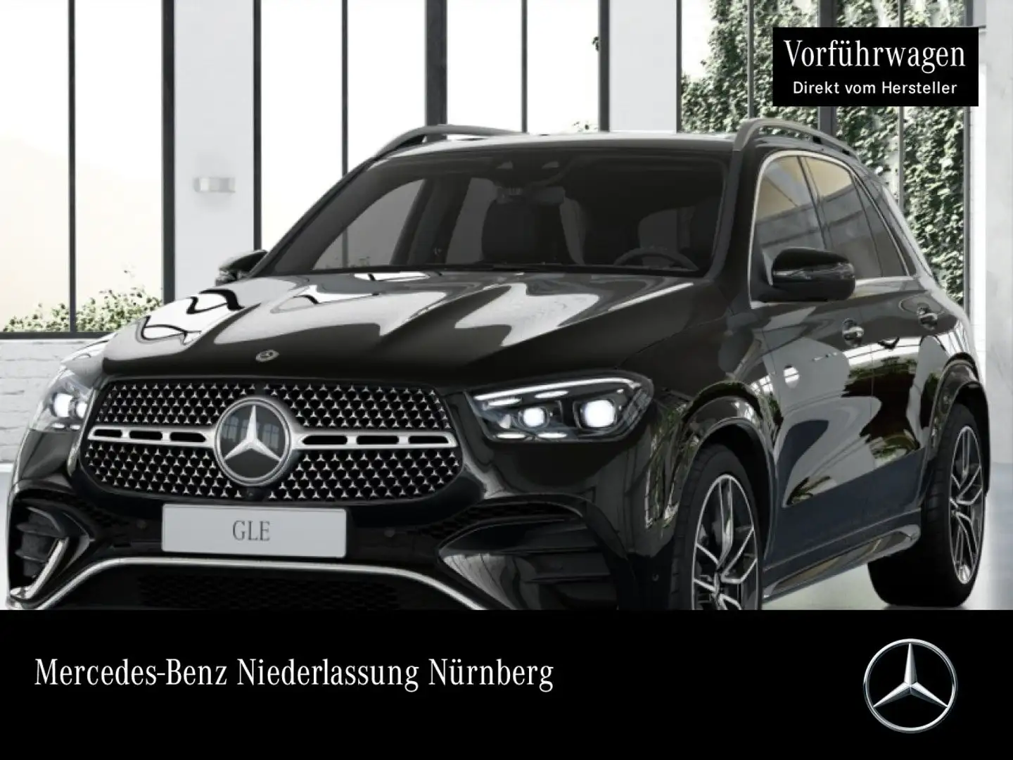 Mercedes-Benz GLE 450 4M AMG+PANO+360+AHK+MULTIBEAM+22"+HUD+SPUR Schwarz - 1