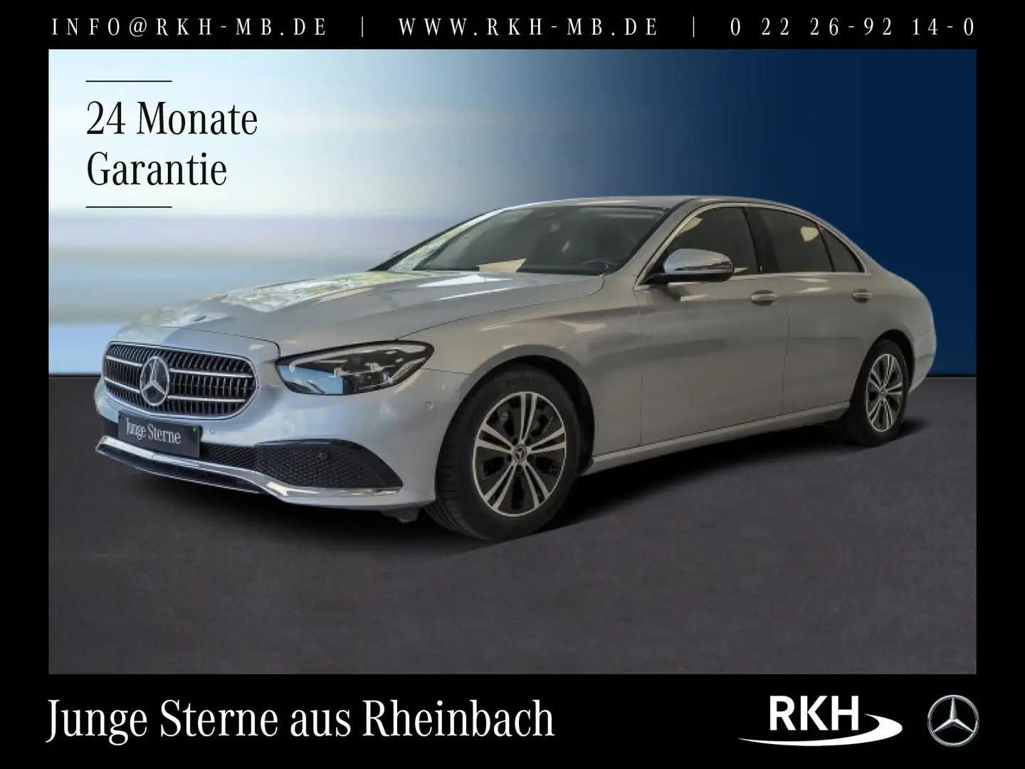 Mercedes-Benz E 200 E 200 Lim Avantgarde 9G/Kamera/Navi/LED/Totw. Silber - 1