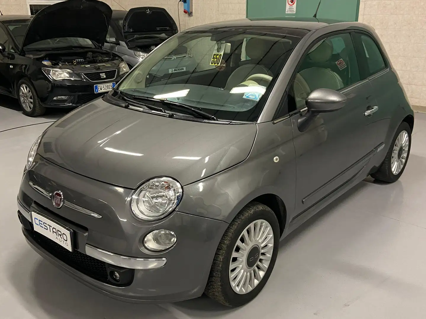 Fiat 500 500 1.2 Lounge 69cv Gris - 2