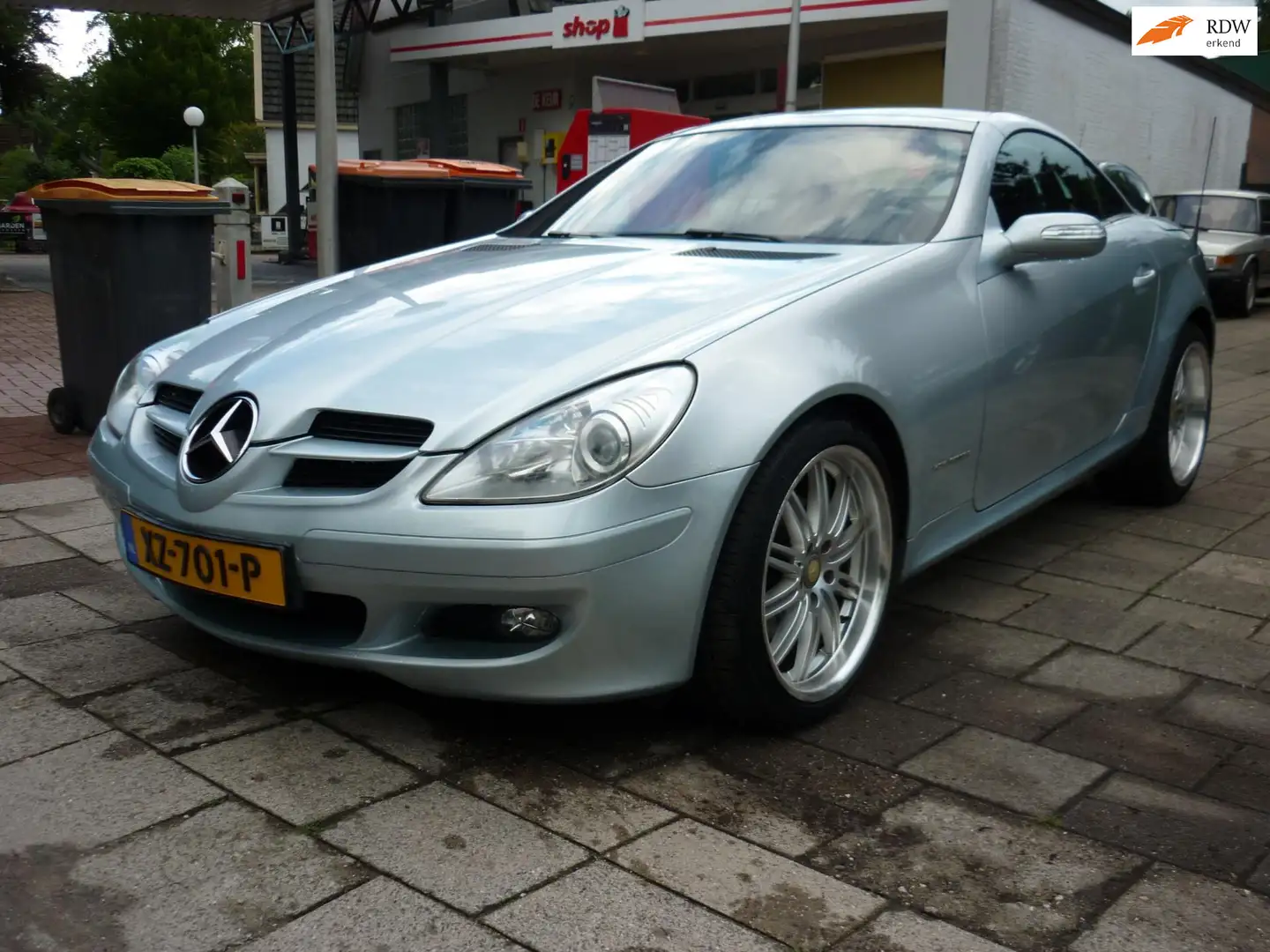 Mercedes-Benz SLK 200 Kompressor,airco,leder,18ich. Grijs - 1