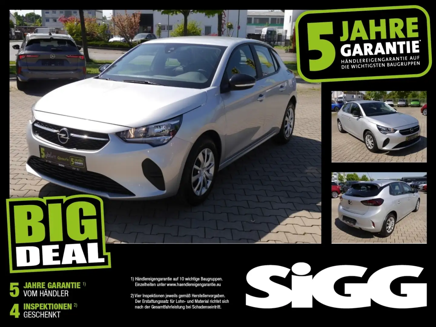Opel Corsa F 1.2 Edition NAV Tempomat Telefon PDC Silber - 1