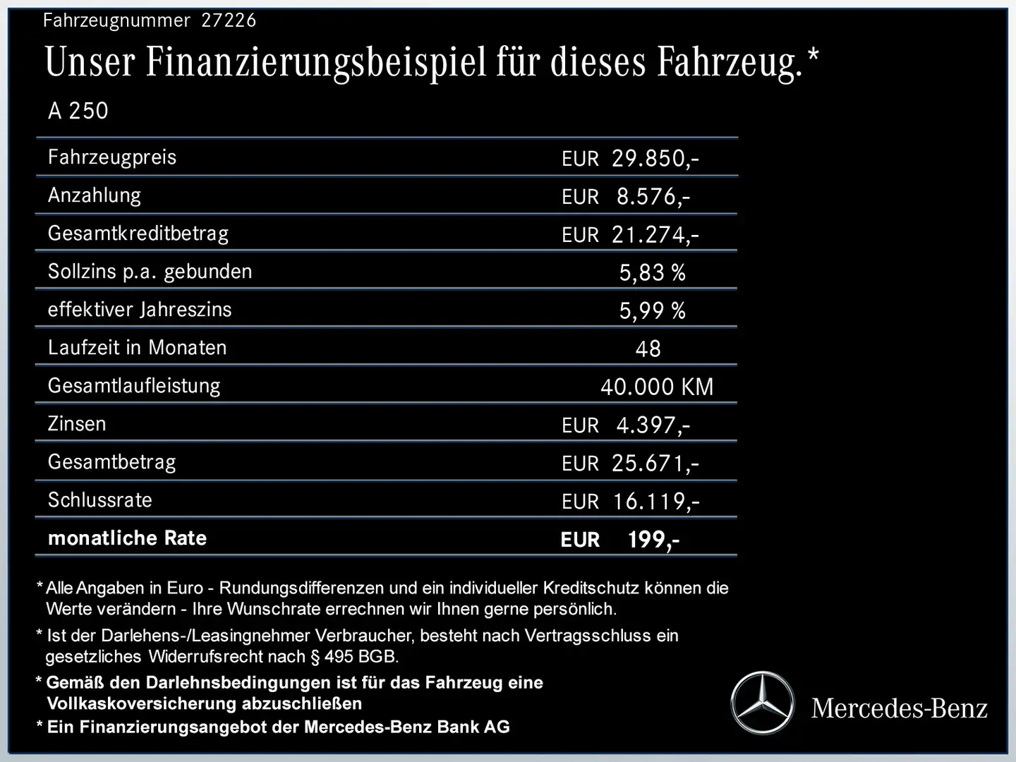 Mercedes-Benz A 250 A 250 e AMG+Night/MBUX/Multibeam/360°/Totwinkel Schwarz - 2