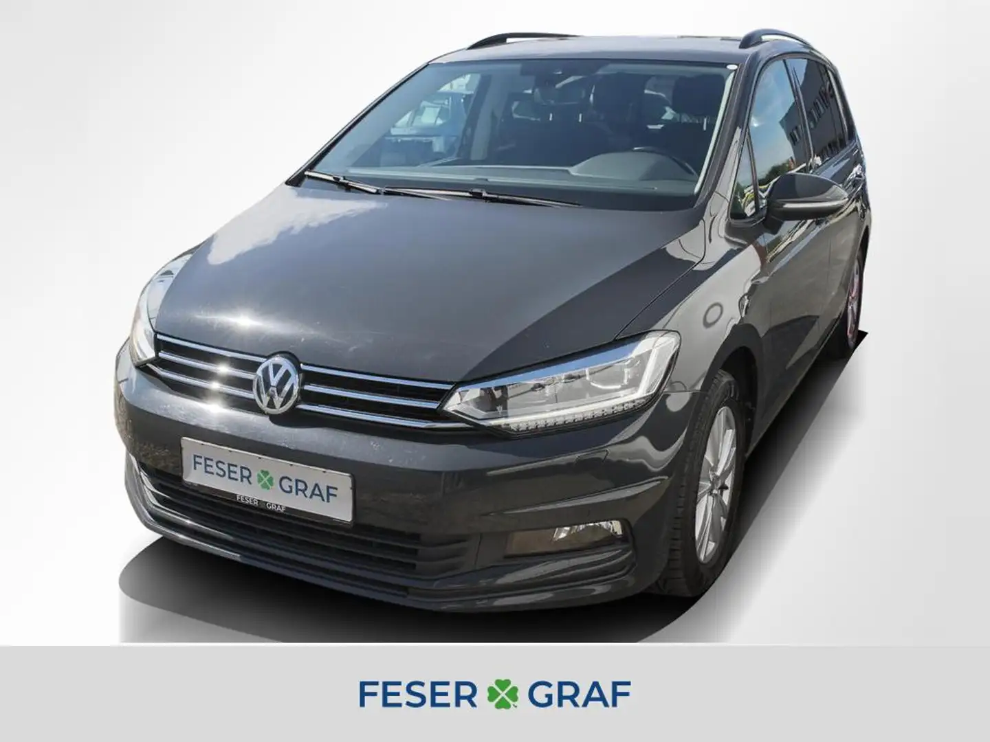 Volkswagen Touran 2.0 TDI Comfortl. DSG AHK LED Navi Sitzh. Gris - 1