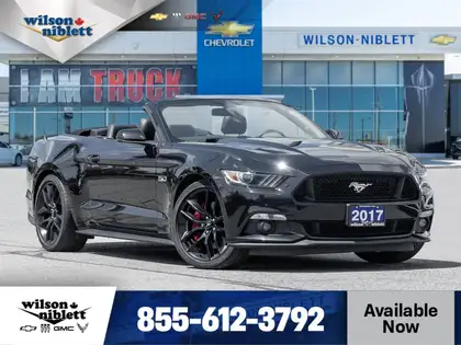 Black 2017 Ford Mustang Convertible Rear-Wheel Drive Automatic
