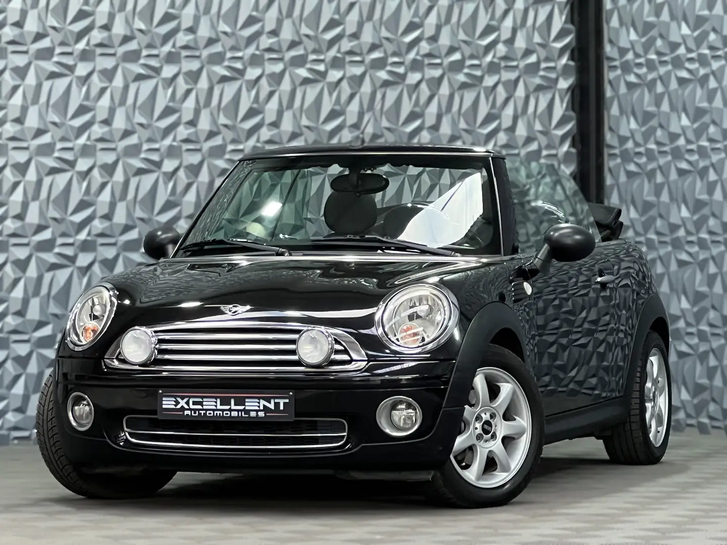 MINI Cooper Cabrio Cabriolet 1.6i*JANTES*PDC*CLIM DIGI*GARANTIE 12 M* Negro - 1