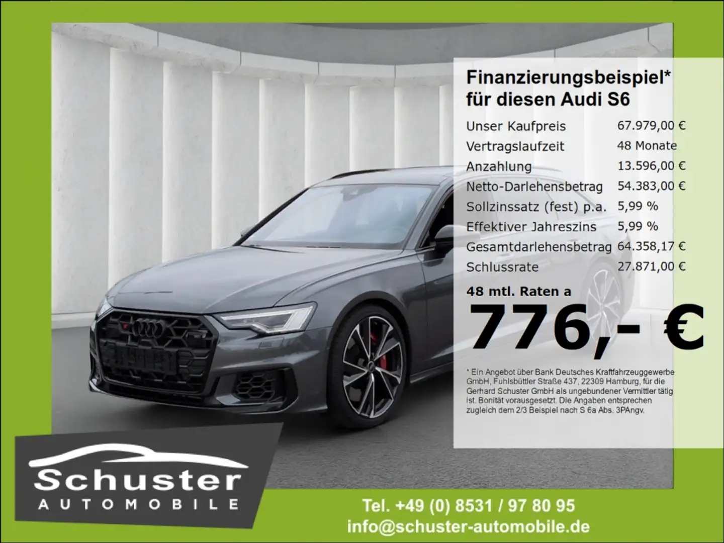 Audi S6 Avant quattro TDI*AHK StandHzg Panodach B&O Grau - 1