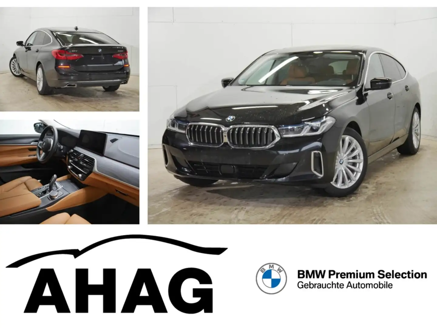 BMW 630 i Gran Turismo Luxury Line Aut., Pano, HUD, Massag Schwarz - 1
