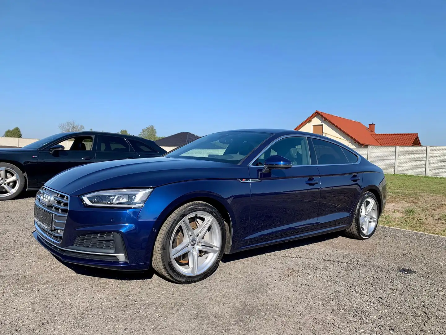 Audi A5 45 TDI quattro Sportback, Webasto, LED,B&O,Head-up Blau - 2