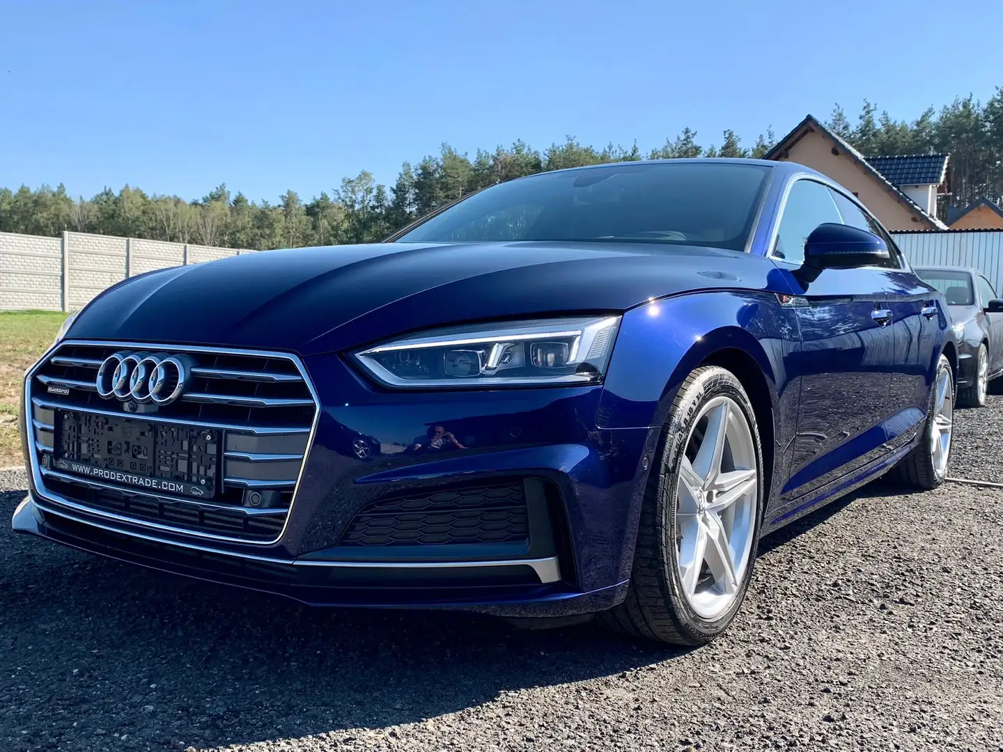 Audi A5 45 TDI quattro Sportback, Webasto, LED,B&O,Head-up Blau - 1