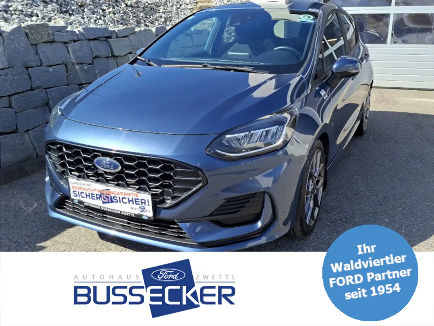 Ford Fiesta ST-Line 1,0 EcoBoost Hybrid Start/Stop Blau - 1