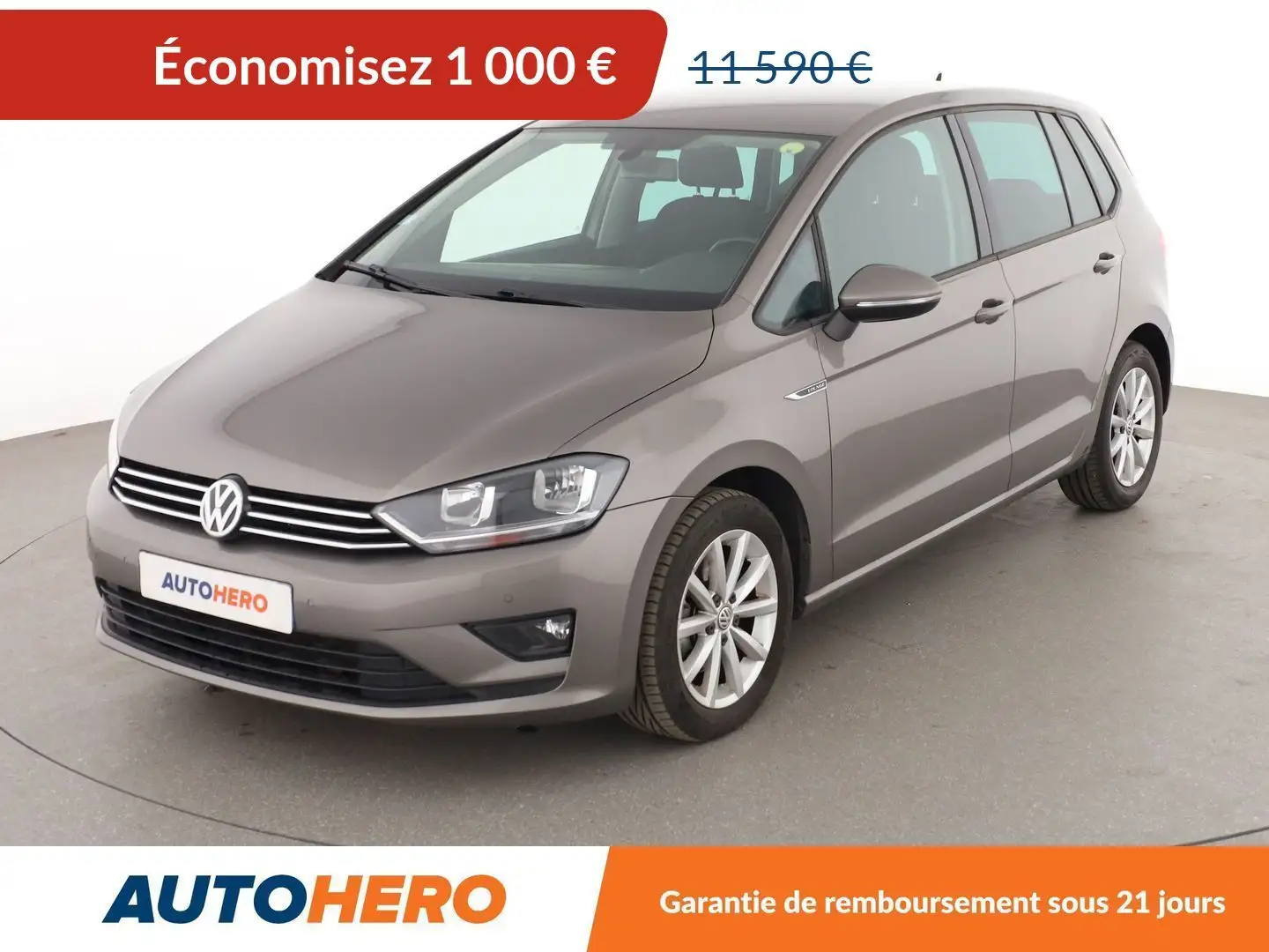 Volkswagen Golf Sportsvan 1.6 TDI BlueMotion Tech Lounge Gris - 1