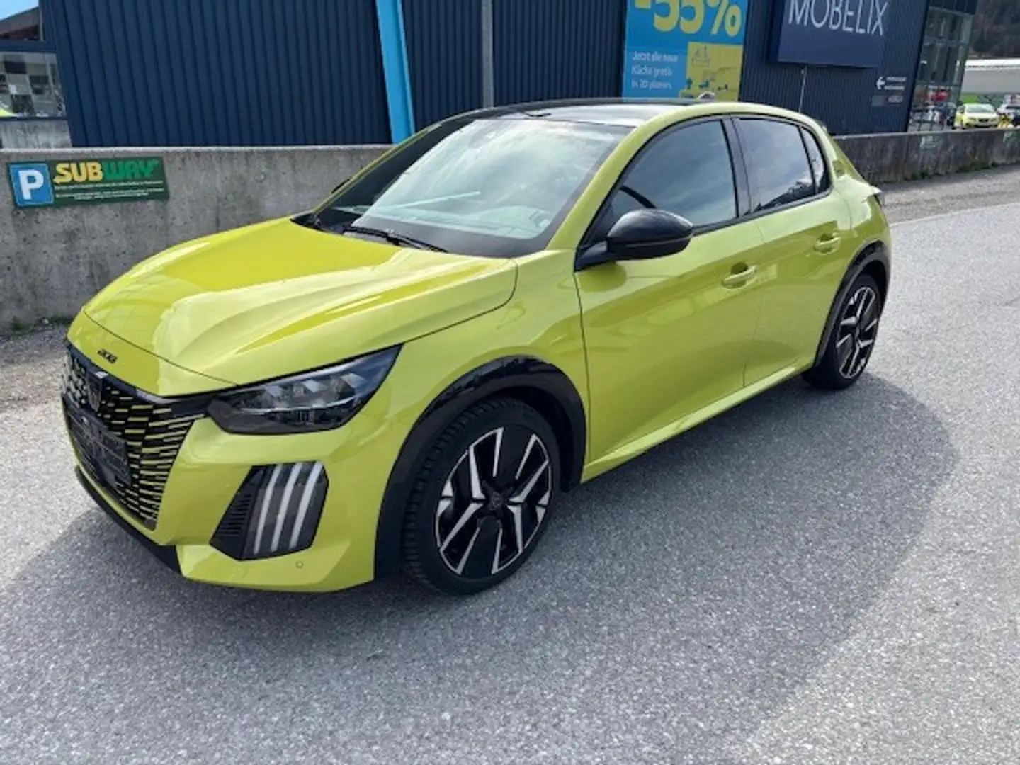 Peugeot 208 GT-Line PureTech 100 S&S Gelb - 1