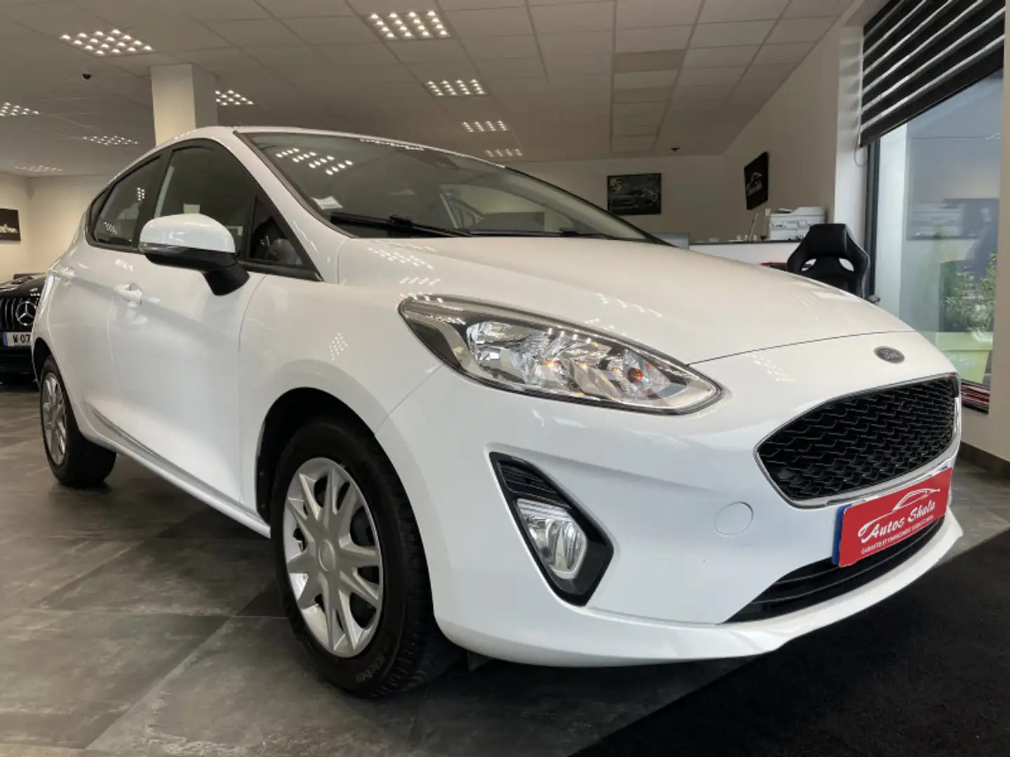 Ford Fiesta 1.0 ECOBOOST 100CH STOP\u0026START BUSINESS NAV 5P Blanc - 2