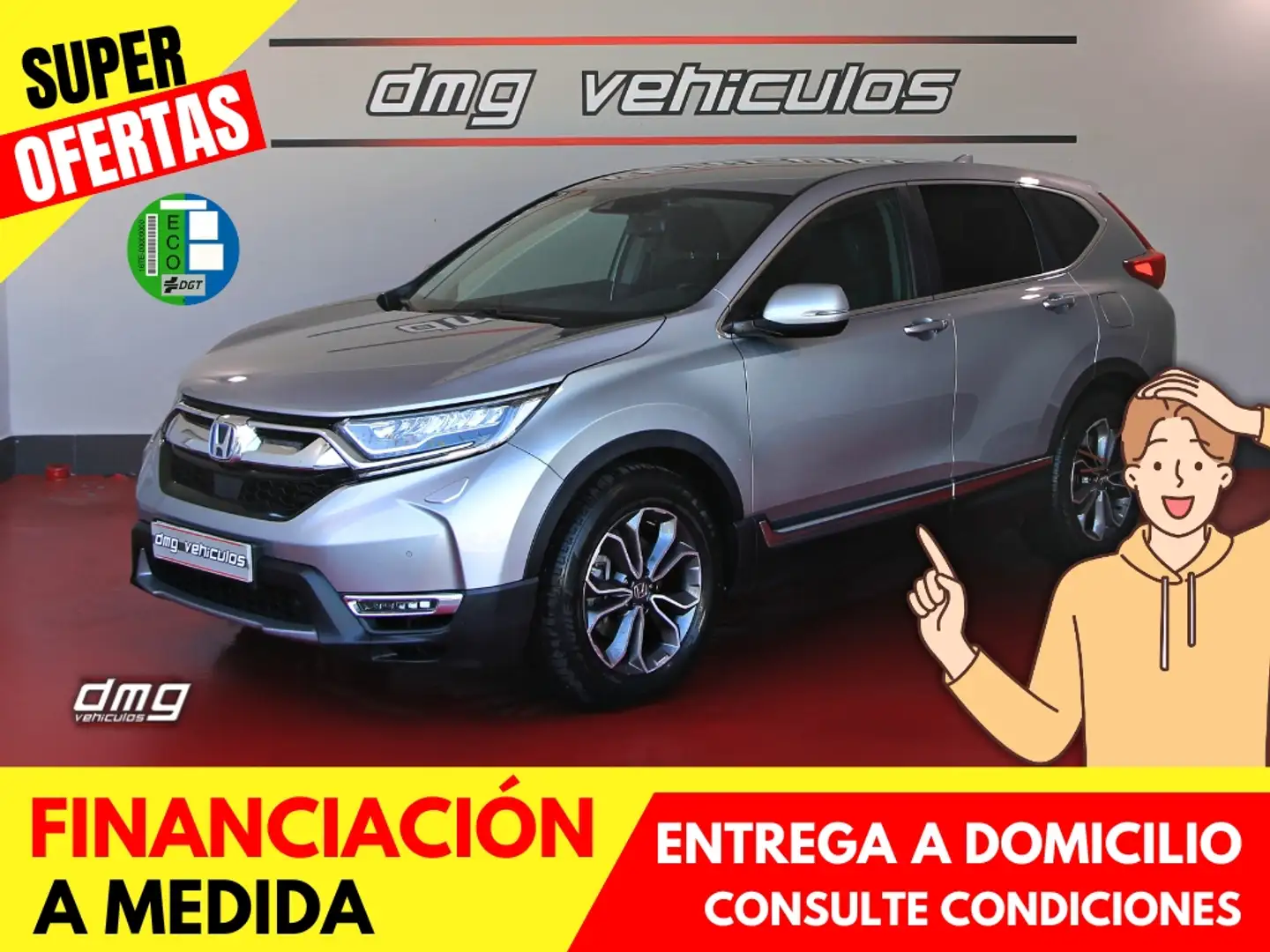 Honda CR-V 2.0 i-MMD Elegance Navi 4x2 Plateado - 1