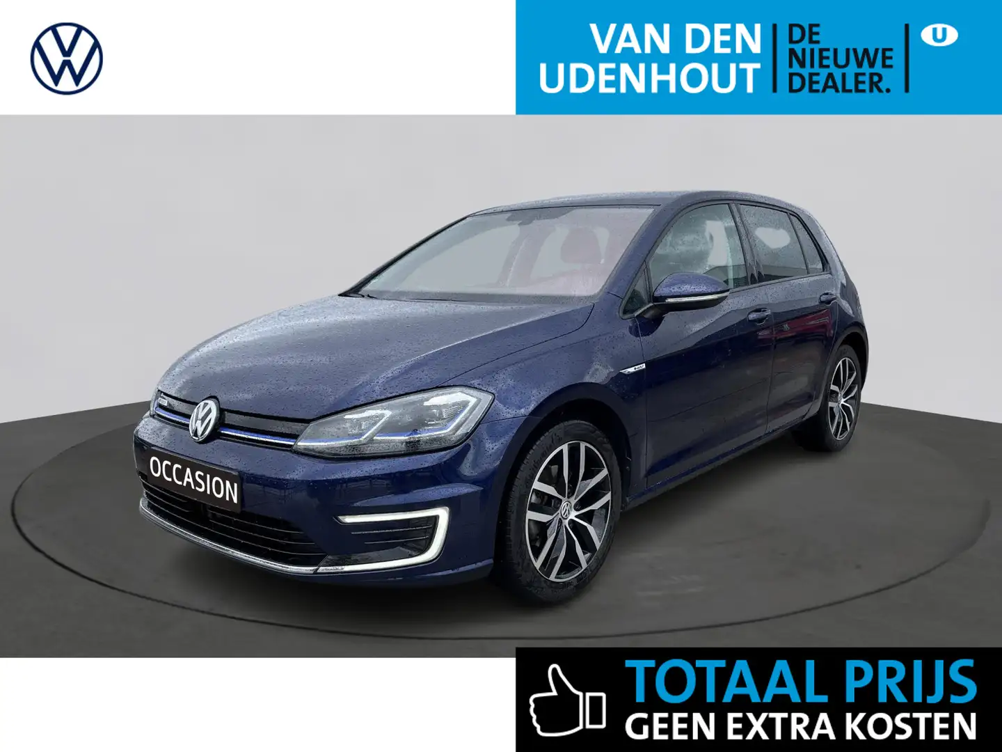 Volkswagen e-Golf E-DITION | Warmtepomp | Led+ | Camera | 17" Madrid Blauw - 1
