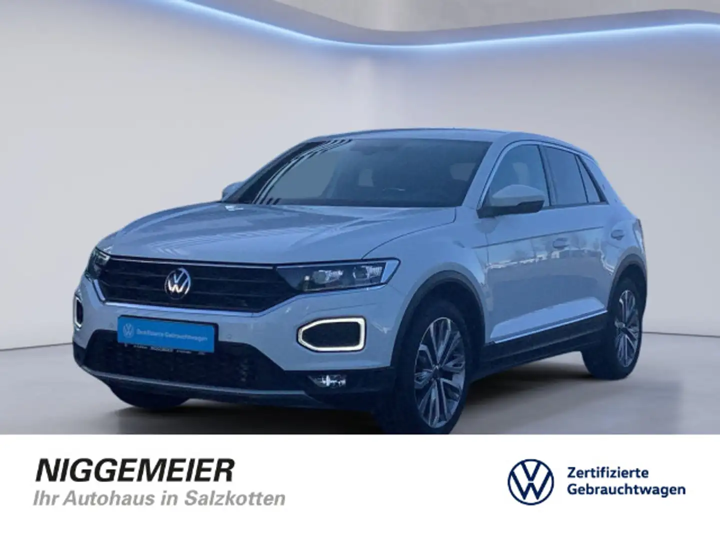 Volkswagen T-Roc 2.0TSI 4M DSG SPORT NAVI+LED+ACC+EL.HECKKL Blanc - 1