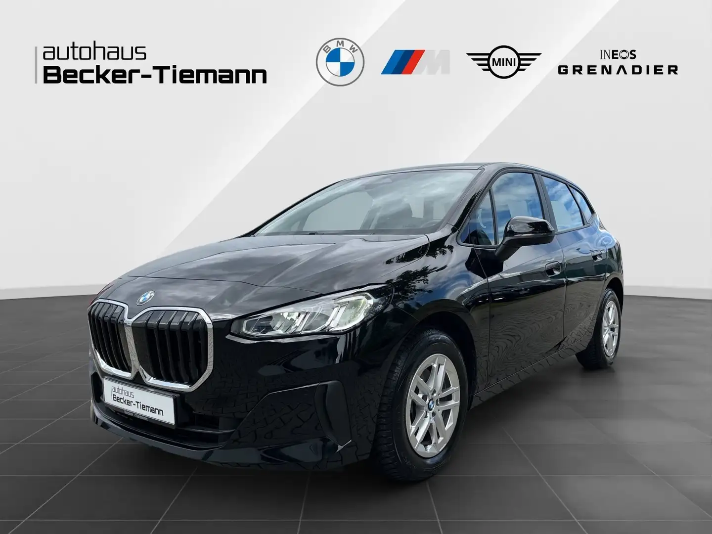 BMW 218 i Active Tourer Autom. ParkAss SHZ Black - 1